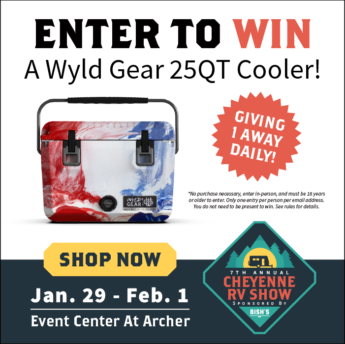 Cheyenne RV Show - Enter To Win A Wyld Gear 25QT Cooler